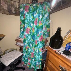 Beautiful Floral Slip&Top Dress